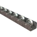 Omni Metalcraft Omni Metalcraft Straight Flow Rail - U-Channel 2-29/32" OAW - 4 WPF 3" Axle Centers FRWL1.94-1-3-10